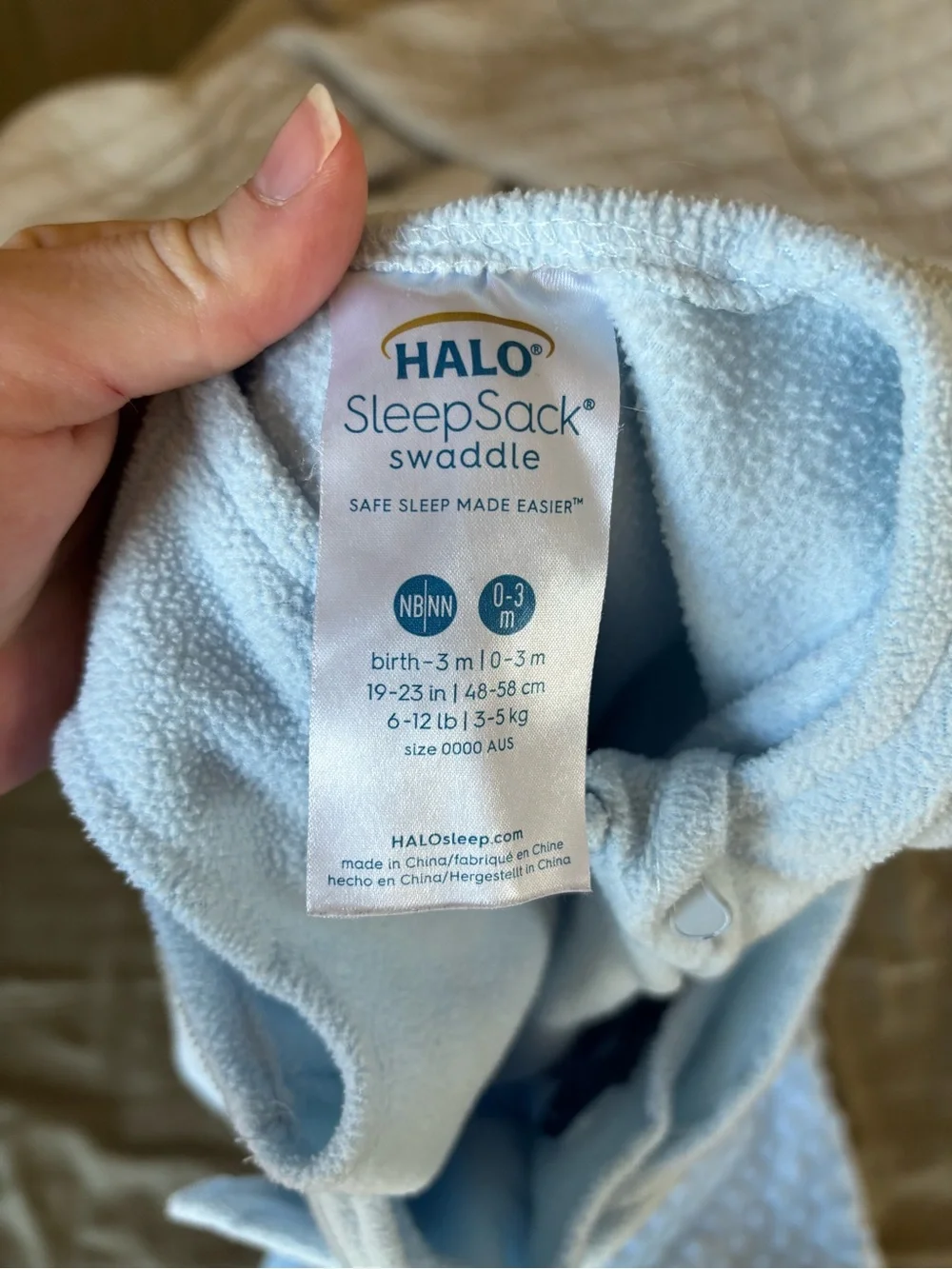 HALO SleepSack Fleece Swaddles - Set of Two